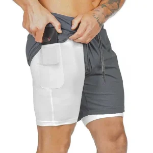 Mens Running Shorts Quick Drying Training Exercise Jogging Short