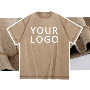 Streetwear Essential Men's Heavy Cotton Tee | Retro Washed Oversized Hip-Hop T-Shirt  | Hip-Hop Street Fashion