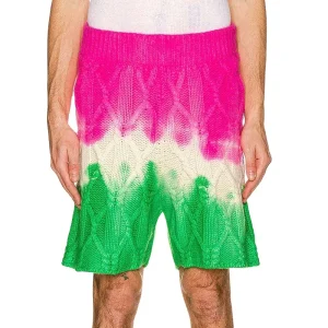 Men Knitted Sweater Pants All Over Print Sweater Short Mens Cotton  Ribbed Knit Shorts Men