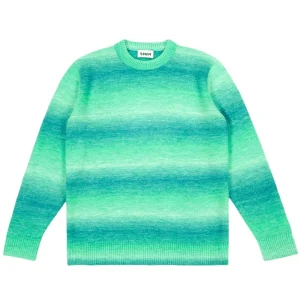 Sweater Winter Men Casual Mohair Stripe Knitwear Designer Crew Neck Jumper Pullover Knit Top Knitted Men Sweater