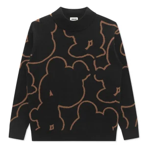 Men Jacquard Sweater Long Sleeve Crew Neck Knitwear Winter Design Patterns Knitted Sweater Men