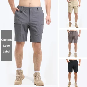 2025 Men's New Summer Quick-Drying Multi-Pocket Outdoor Shorts Five-Point Breathable Stretch Sports Overalls
