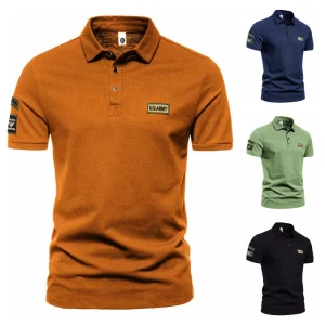 New Style 2026 Mens Summer Sport T-shirt High Quality Fashion Lapel Polo T-shirts