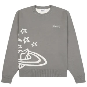 Men Sweater Pullover Jacquard Pattern Knitwear Designer Cotton Embroidered Jumper Crewneck Winter Casual Sweater Men