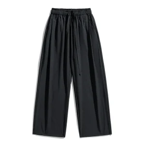 Men's Loose Wide-leg Pants Summer Thin Casual Men's Pants Breathable Straight Sports Pants