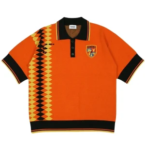 Sweater Men Short Sleeve Casual Knitwear Vintage Football KnitJumper Polo Shirts Top Pullover Knitted Jersey Sweater