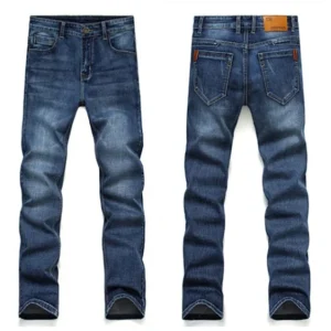 High Quality Mens Winter Casual Stretch Jeans Fashion Plus Size Jeans Pants