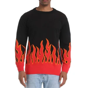 Men Sweater Jacquard Pattern  Pullover Knitwear Crew Neck Knitted Fashion Men Clothes Knit Sweater Men