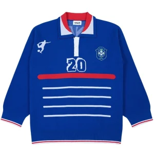 Sweater Winter Men Casual Jacquard Knitwear Vintage Football Jumper Polo Shirts Knit Top Knitted Sweater Jersey Men