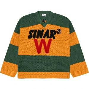 Men Sweater Winter Embroidered Patches Jumper Casual Pullover Knitwear Knitted Jersey Crochet Hockey Sweater Men