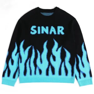 Men Casual Sweater Pullover Jacquard Pattern Knitwear Long Sleeve Crew Neck Knit Jumper Winter Men Knitted Sweater