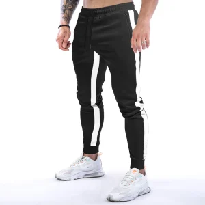 Mens Slim Fit Running Pants With Pockets Comfortable Cotton Pants High Quality Sweatpants
