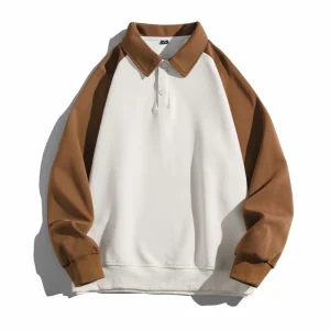 Cross-border 2025 Autumn New Long-sleeved POLO Shirt Top Jacket Casual Versatile Lapel Sweatshirt