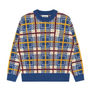 Mens Sweaters Pullover Letter Jacquard Long Sleeve Knitwear Cotton Knitted Sweater Long Sleeve Men